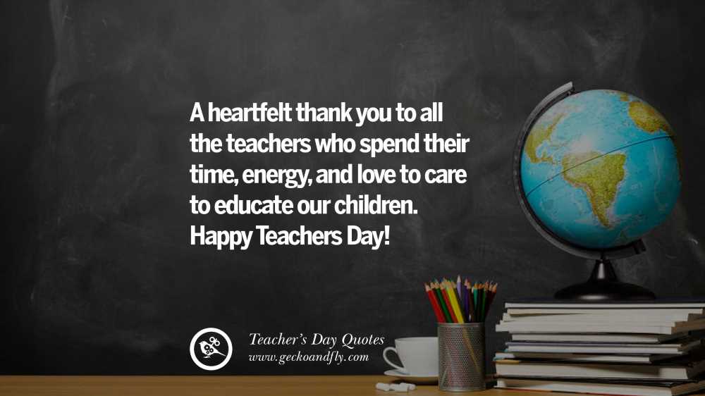 Best Wishes for Teachers’ Day in English: Heartfelt Messages to Celebrate Educators